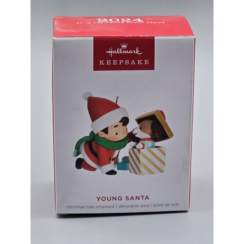 HALLMARK Keepsake Ornament 2024 Young SANTA #3 QXR8134‎